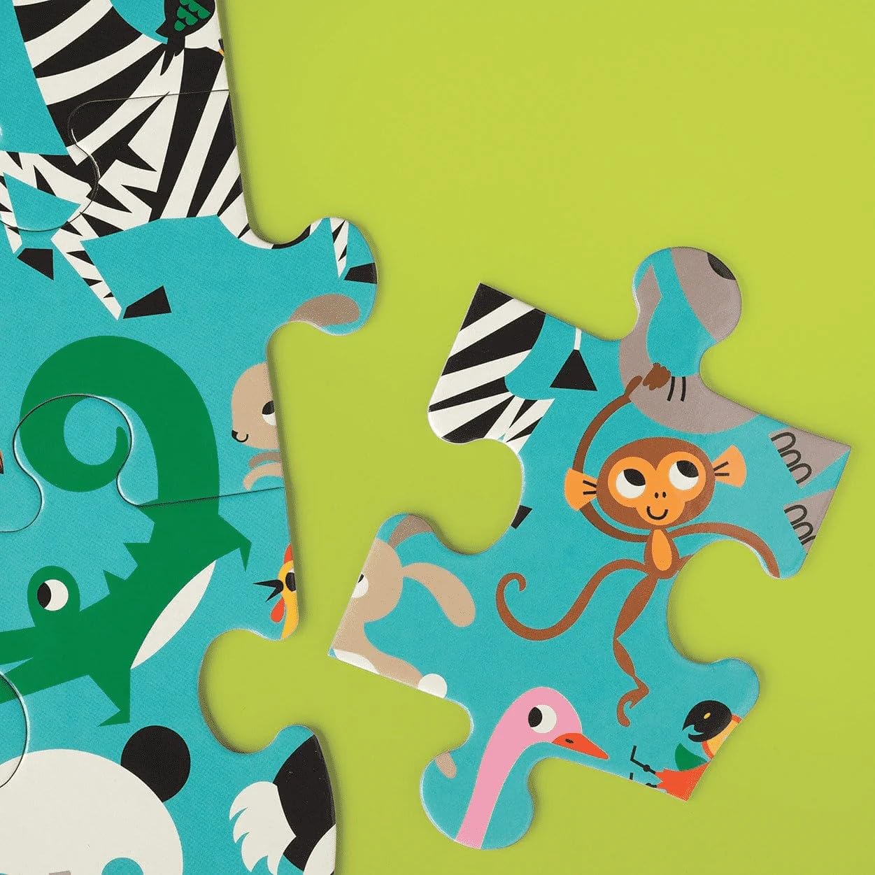 Mudpuppy Animals Of The World - Jumbo 25 Piece Jigsaw Floor Puzzle Featuring Lions, Elephants, and More! - Image 3