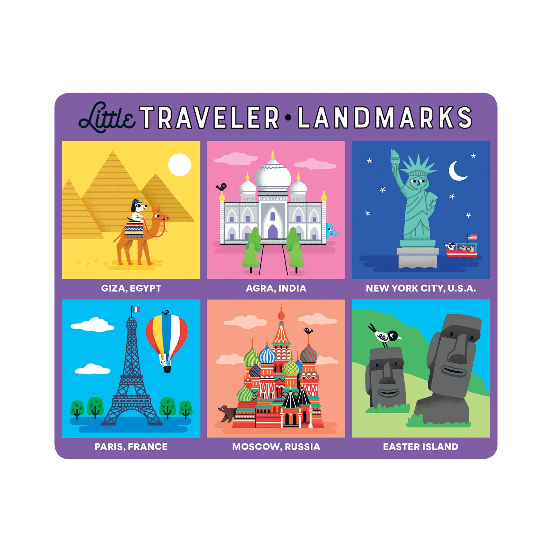 Mudpuppy Little Traveler Bingo – Fun, Easy to Play Matching Game for Families – Ideal for 2-4 Players, Kids Card Game for Ages 3+ – Instruction Included - Image 4