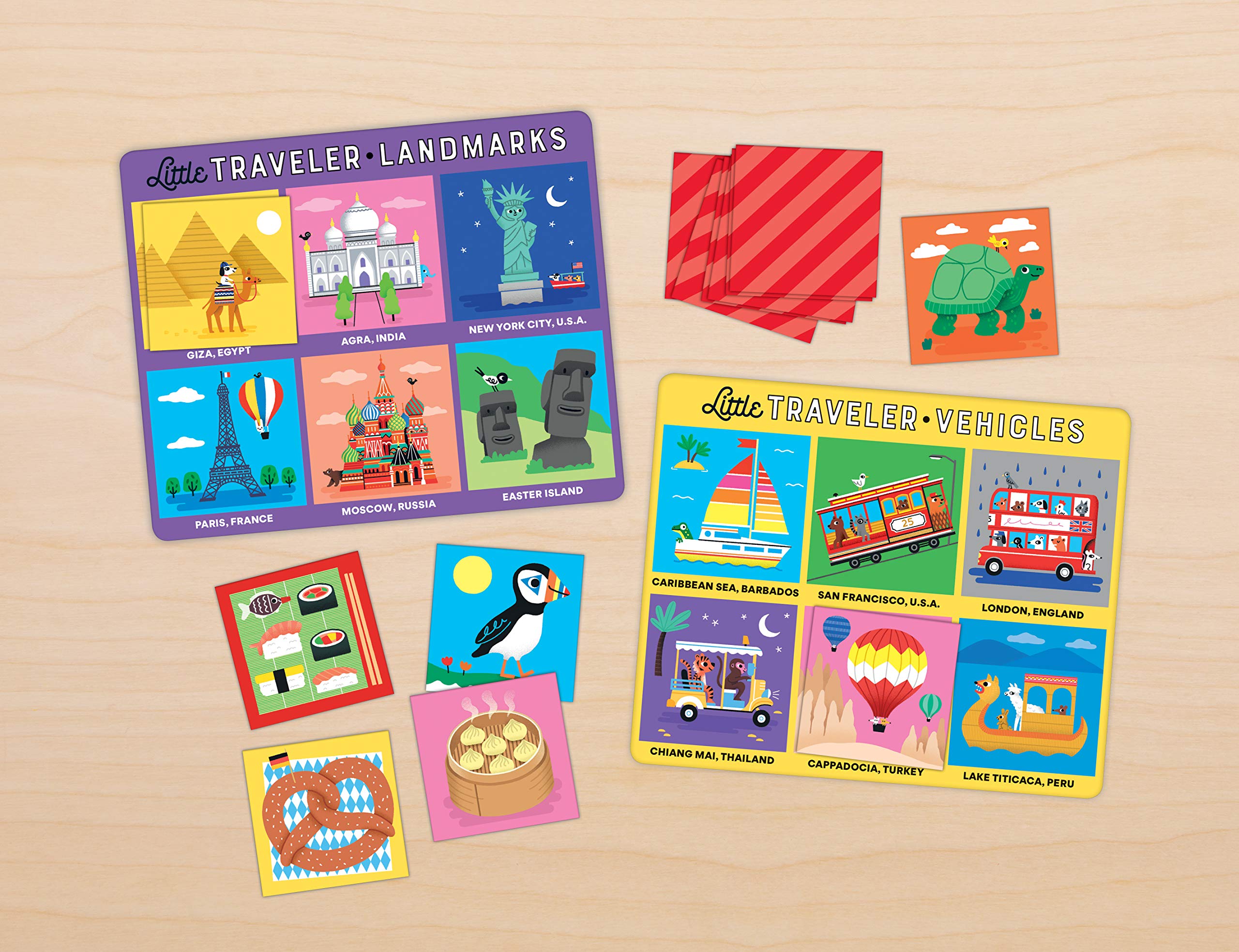 Mudpuppy Little Traveler Bingo – Fun, Easy to Play Matching Game for Families – Ideal for 2-4 Players, Kids Card Game for Ages 3+ – Instruction Included - Image 9